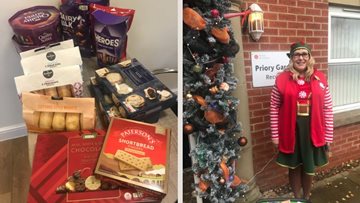 A wonderful Christmas donation to Priory Gardens care home